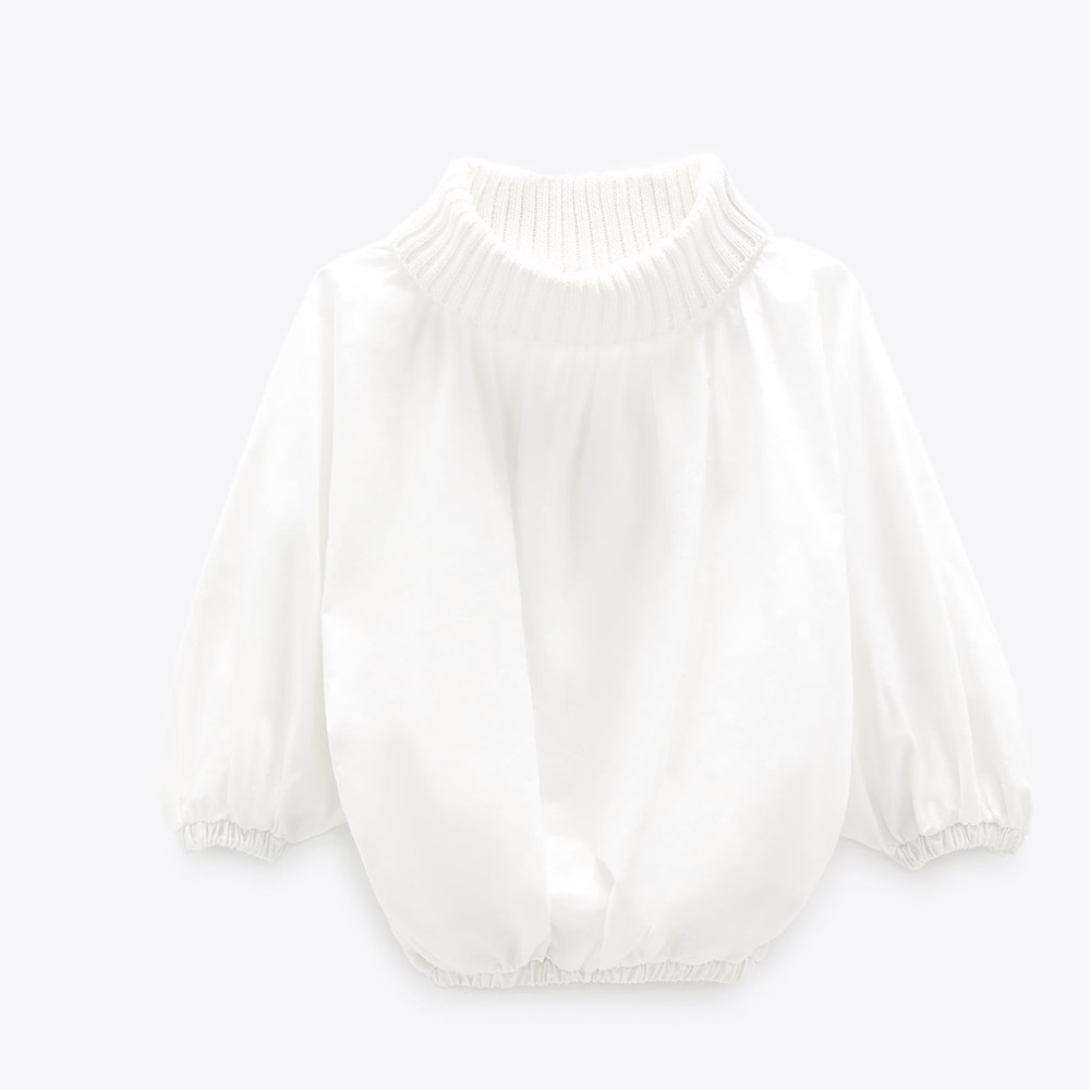 ZARA Contrast Top